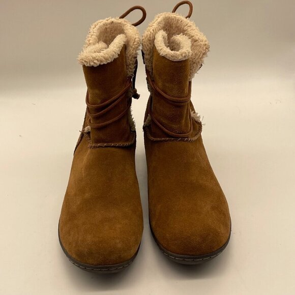 Skechers 49334 Women’s Slip-On Shoes – Size 8.5 – Chestnut Suede - Picture 10 of 12